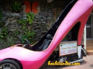 Pink Shoe Car