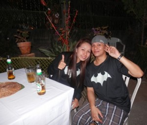 customers Kai and Aki Macarrubo