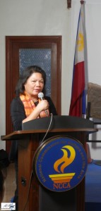 NCCA OIC and Executive Director Marichu Tellano
