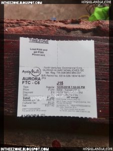 Aurora Movie Ticket